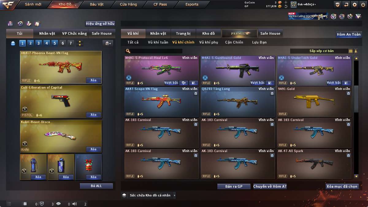 shop acc cf uy tin gia re